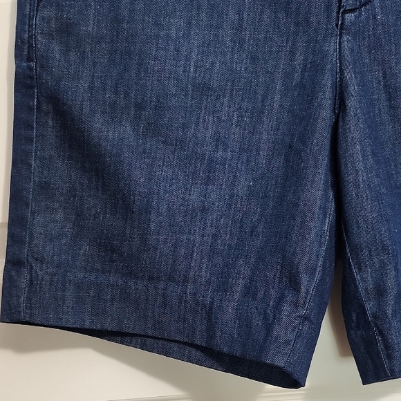 NWOT UNITED COLORS OF BENETTON 100% cotton  slant pockets bermuda denim shorts - Picture 4 of 12